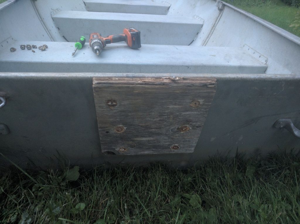 12' Aluminum Boat Project Camo And Fixing With Gluvit Nova Scotia